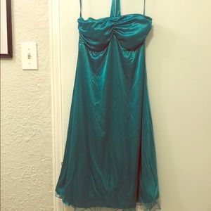 Turquoise dress